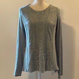 Jolt Lace Long Sleeved Sweater
